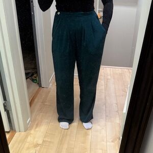 Vintage Made In Canada Teal Women's Trousers